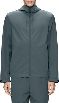 Rains Mito Water Repellent Jacket in Dark Grey at Nordstrom, Size X-Large