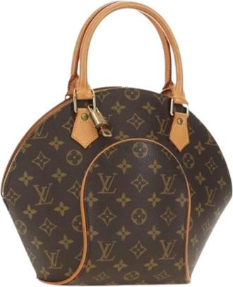 Louis Vuitton Pre-owned Monogram Canvas Hand Bag - Dames - Vintage Handtas - Bruin - ONE Size - Leer - Vintage