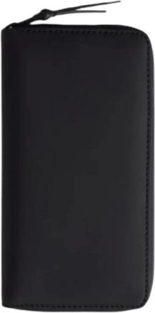 Rains Accessoires, Dames, Zwart, ONE Size, Minimalistische Ritsportemonnee