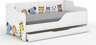 OEM Cama Infantil Lilu 160x80 Mini Zoo - Conjunto