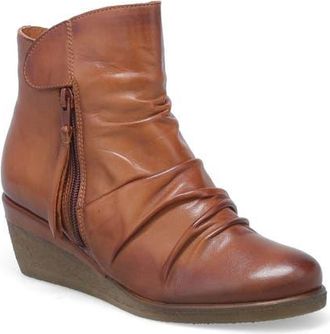 Miz Mooz Mayleen Wedge Bootie in Brandy Antique at Nordstrom, Size 10.5-11Us
