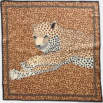Inou&iuml; Editions Womens 100% silk feline scarf