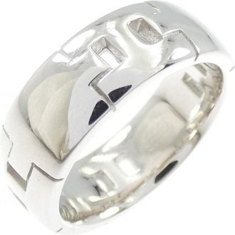 Herm&egrave;s White Gold (18K) Band Ring (Pre-Owned)