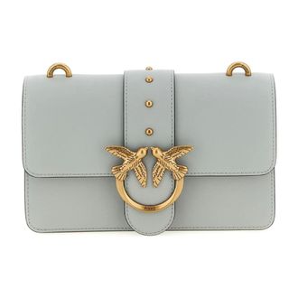 Pinko Cross Body Bags, female, Gray, Size: ONE SIZE Love One Mini Bag