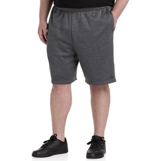 Reebok Big & Tall Performance Fleece Shorts in Pitchgrey Heather at Nordstrom, Size 3X Big