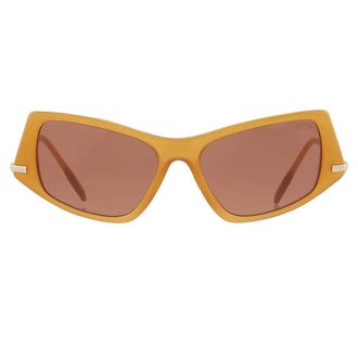 Burberry Brown Irregular Ladies Sunglasses BE4408 409473 52