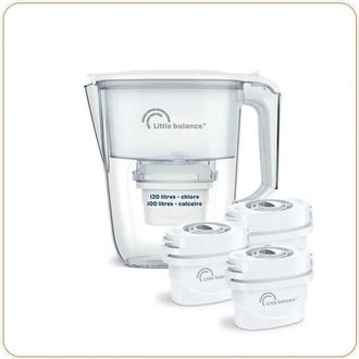Little Balance Jarra Filtrante Little Balance Blanco 2,5 Litros Pl&aacute;stico Vidrio