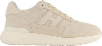 Hogan H709 Allacciato H Banda Suede - Heren - Sneakers - Wit - 42 1/2 EU - Su&egrave;de - Schoenen