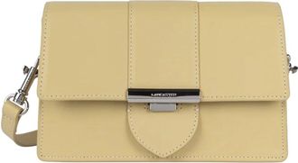 Lancaster Paris Ily Crossbody Tas - Dames - Tassen - Beige - Maat: ONE Size Leer