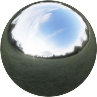 vidaXL Bola De Espejo &Oslash; 47 Cm Plateado Acero Inoxidable 201 Vidaxl
