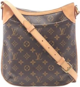 Louis Vuitton Pre-owned Cross Body Bags, female, Brown, Size: ONE SIZE Pre-owned Vintage Canvas Cross Body Bag