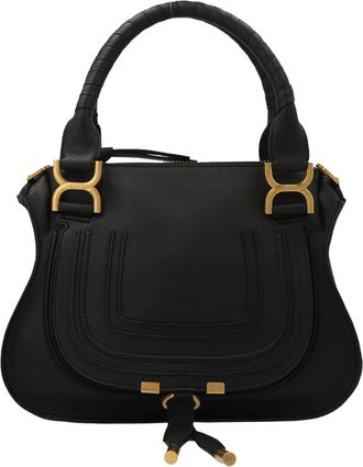 Chlo&eacute; Black Marcie Satchel Bag