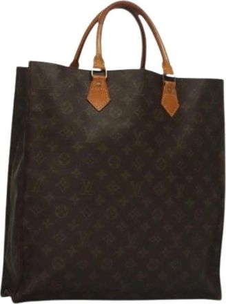 Louis Vuitton Tweedehands Canvas Louis Vuitton tassen - Dames - Vintage Shopper - Bruin - ONE Size - Leer - Vintage