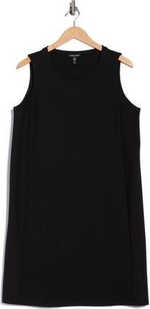 Eileen Fisher Jewel Neck Shift Dress in Black at Nordstrom Rack, Size Xx-Small