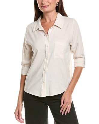 Splendid Woven Button-Down Shirt