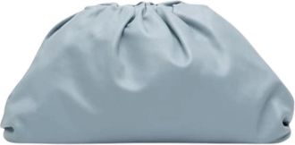 Bottega Veneta Pre-owned Pouch Clutch - Dames - Vintage Clutch - Blauw - ONE Size - Leer - Vintage