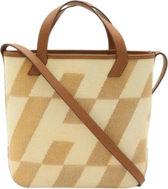 Herm&egrave;s Pre-owned Vintage Tote Bag - Dames - Vintage Shopper - Beige - ONE Size - Leer - Vintage