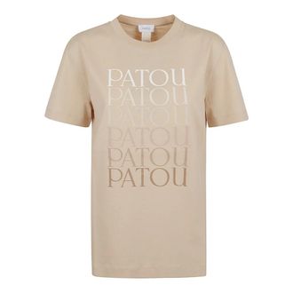 Patou T-Shirts, female, Brown, XS, Brown T-Shirt for Women