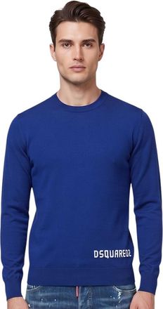 Dsquared2 Blue Crew Neck Sweater