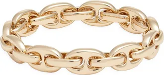 Nordstrom Marine Link Stretch Bracelet in Gold at Nordstrom
