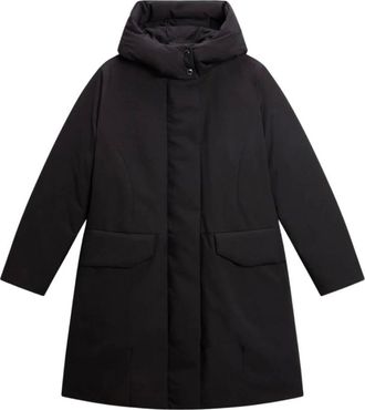 Woolrich Donsjas - Dames - Mantels - Zwart - Maat: 2XL Leer
