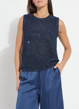 Lyss&eacute; Nicola Sequined Shell
