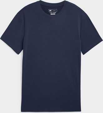 Le 31 Mens Soft stretch jersey T-shirt Muscle fit