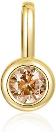 Lafonn Bezel Birthstone Charm Pendant in November - Yellow at Nordstrom