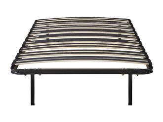 VENTE-UNIQUE.COM Somier de lamas negro 90 x 190 cm