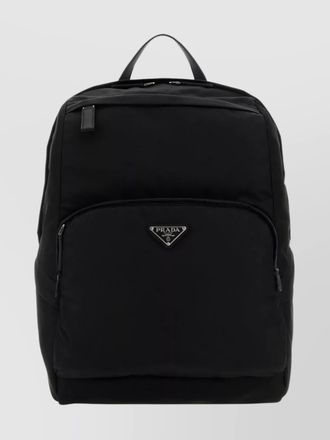 Prada nylon and leather backpack