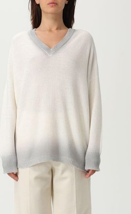 Fabiana Filippi V-hals Merino Wol Dip Dye Trui