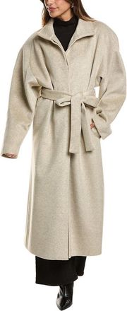 LaMarque Lamarque Raglan Wool-Blend Maxi Coat