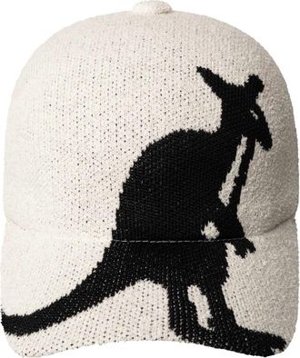 Kangol Retro Big Kroo Spacecap - unisex - Petten - Wit - L/Xl - Accessoires