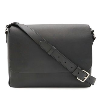 Louis Vuitton Taiga Black Noir Taiga Leather Handbag Shoulder Bag (Pre-Owned)