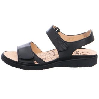 Ganter Gina Sandaal - Dames - Schoenen - Zwart - Maat: 38 EU Leer