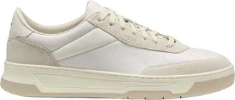 HUGO BOSS Heren Baltimore Leren Lage Sportschoenen (Wit)