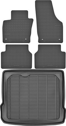 OEM Juego De Alfombrillas De Goma Para Coche Y Maletero Para Audi Q3 Crossover (2011-2018)