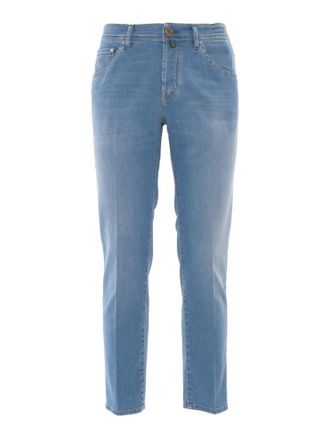 Jacob Cohen Cropped Slim Fit 5 Pocket Pants