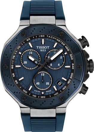 Tissot T-Race Chronograph Watch, 45mm in Blue at Nordstrom
