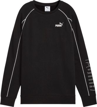 Puma Heren Crew Neck Relaxed Fit Sport Sweatshirt (Zwart)