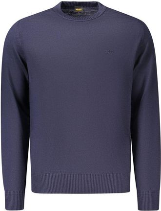 HUGO BOSS Blue Wool Mens Mens Sweater