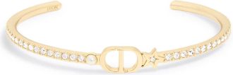 Dior PETIT CD RIGID BRACELET WITH GOLD-COLOURED FINISH - Christian Dior - Woman