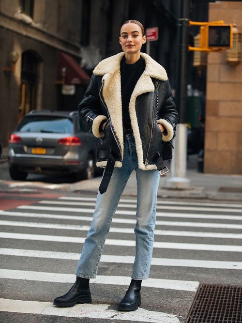 Shearling Jacken sind der Mode-Klassiker im Winter
