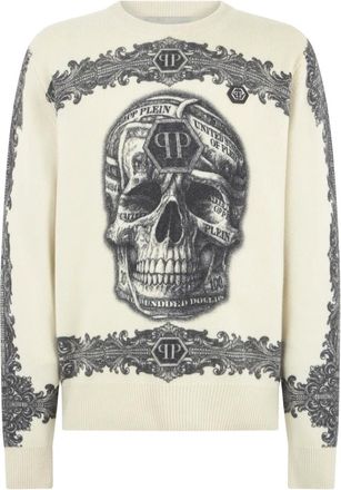 Philipp Plein Uomo, Maglie, Beige, S, new