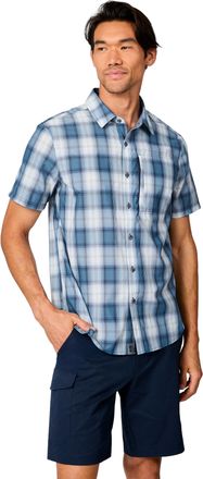 Free Country Mens Excursion Short Sleeve Poplin Shirt