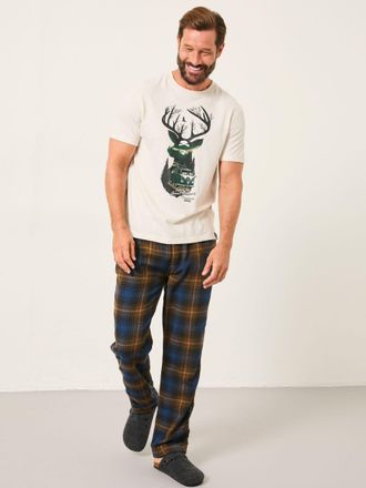 Fat Face FatFace Natural VW Stag Tshirt