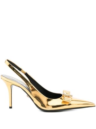 Versace Pumps Gianni 90mm - Giallo