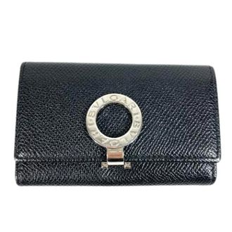 Bulgari Pre-owned Leren Sleutelhanger - unisex - Vintage Accessoires - Zwart - ONE Size - Leer - Vintage