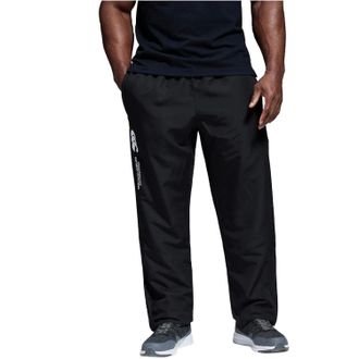 Canterbury Of New Zealand Mens Stadium Open Hem Tracksuit Bottoms (Black) - Size Medium