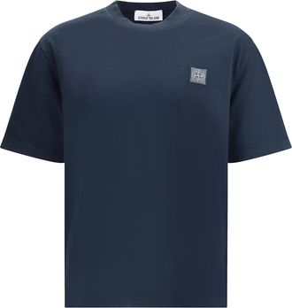 Stone Island T-shirt With Logo Patch